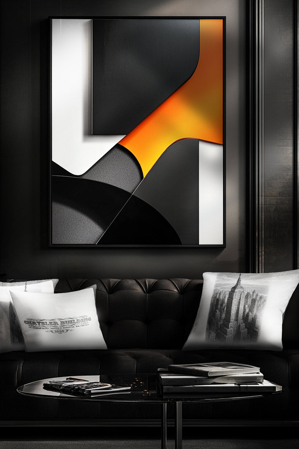 Chrysler Building Sketch Gift Set – Print, Pillow, and Tote Bundle by Rebelfy