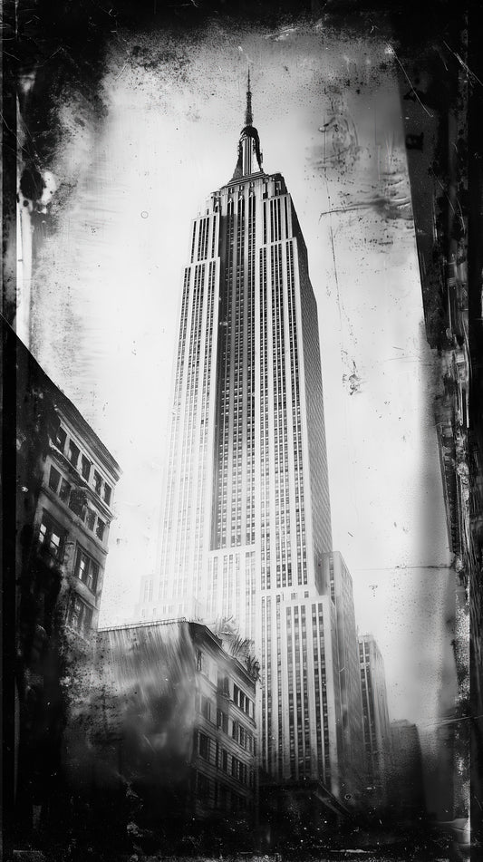 Empire State Building Archive Photo – Dry Plate Series