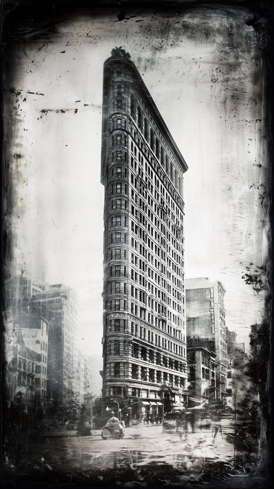 Flatiron Building Archive Photo – Wet Plate Collodion Series