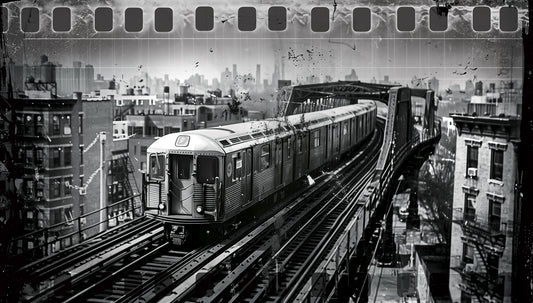 Harlem 125th Street Viaduct Archival Photo – Wet Plate Collodion Series