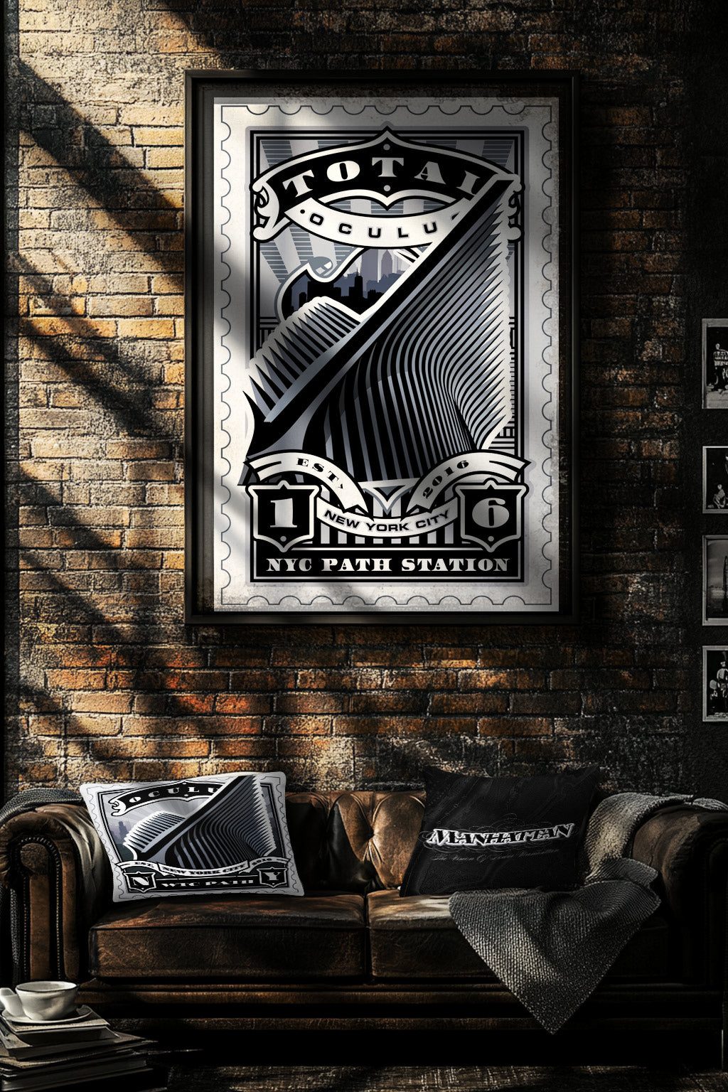 Oculus Landmark Gift Set – Print, Pillow, and Tote Bundle by Rebelfy