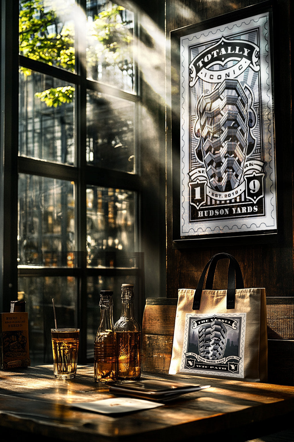 The Vessel Landmark Gift Set – Print, Pillow, and Tote Bundle by Rebelfy